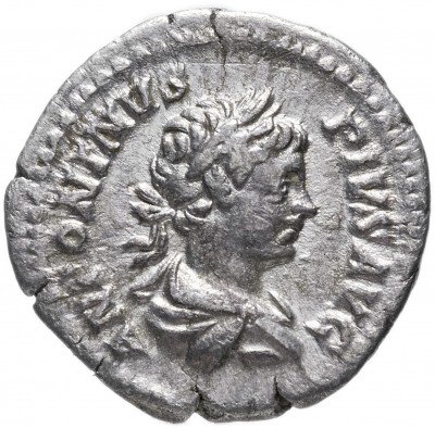 купить Римская Империя Каракалла 211–217гг денарий (реверс: Рома стоит влево)