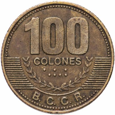купить Коста-Рика 100 колонов (colones) 2006-2017 магнетик, случайная дата