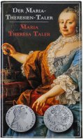 Купить Австрия 1 талер (thaler) 1780 талер Марии Терезии рестрайк (новодел) в буклете