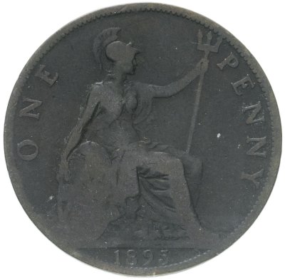 купить Великобритания 1 пенни (penny) 1895