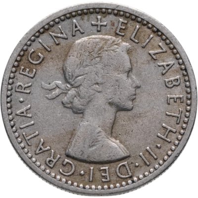 купить Великобритания 6 пенсов 1956