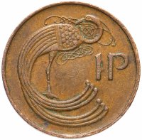 купить Ирландия 1 пенни (penny) 1971-2000, случайная дата