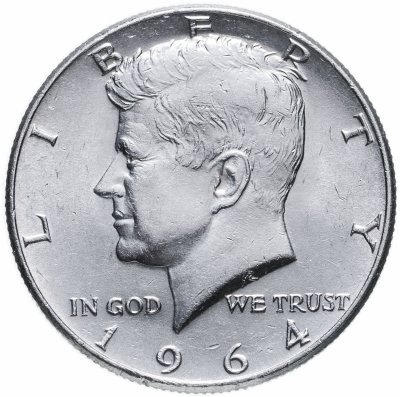 купить США 50 центов (1/2 доллара, half dollar) 1964 "Kennedy Half Dollar - Кеннеди"