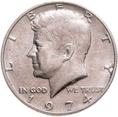 купить США 50 центов (1/2 доллара, half dollar) 1974 "Kennedy Half Dollar (Кеннеди)"