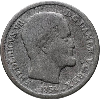 купить Дания 4 скиллинга ригсмонт (скиллинга-ригсмёнт, skilling rigsmont) 1854
