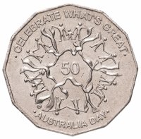 Купить Австралия 50 центов (cents) 2010 День Австралии