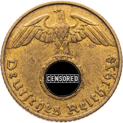 купить Германия (Третий рейх) 5 рейхспфеннигов (reichspfennig) 1938 J