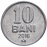 Купить Молдавия 10 бани (bani) 2016