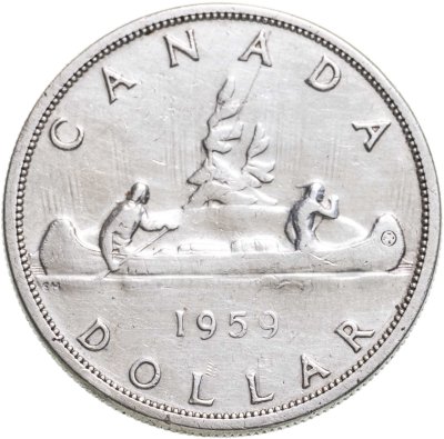 купить Канада 1 доллар (dollar) 1959