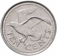купить Барбадос 10 центов (cents) 1973-2005