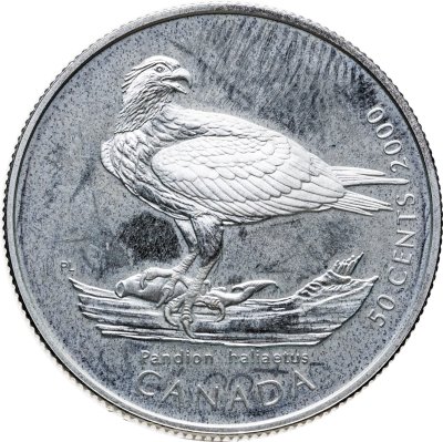 купить Канада 50 центов (cents) 2000 Хищные птицы Канады - Скопа