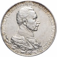 купить Германская Империя, Пруссия 3 марки 1913 "25 лет правлению Вильгельма II"