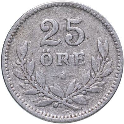 купить Швеция 25 эре (ore) 1919