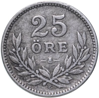 купить Швеция 25 эре (ore) 1931