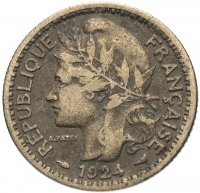 купить Того 1 франк 1924