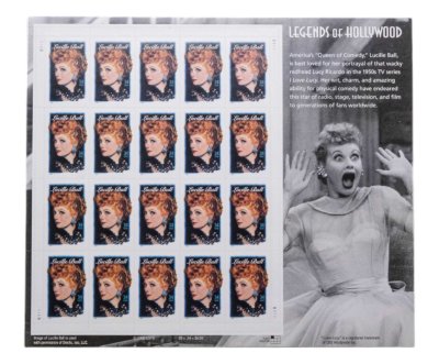 купить США марки квартблок "Легенды Голливуда. Люсиль Болл"