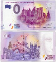 Купить 0 евро (euro) "Крепость Каркасон" 2017 1-серия (UE HY-1)