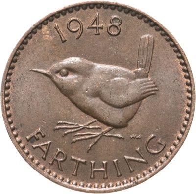 купить Великобритания 1 фартинг 1937-1952
