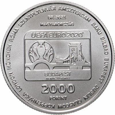 купить Венгрия 2000 форинтов 2021 Чемпионат Европы по футболу УЕФА 2020