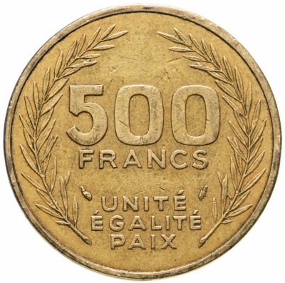 купить Джибути 500 франков (francs) 1991