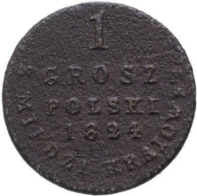 купить 1 грош (grosz) 1824 IB