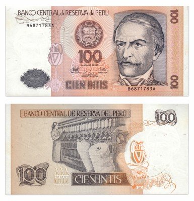 купить Перу 100 инти 1987 (Pick 133)