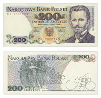 купить Польша 200 злотых 1986 (Pick 144c)