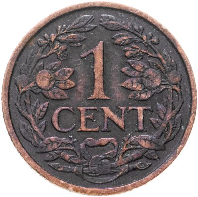 купить Нидерланды 1 цент 1928