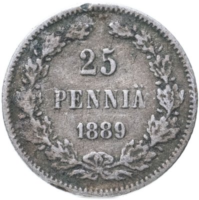купить 25 пенни (pennia) 1889 L