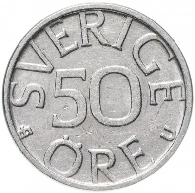 купить Швеция 50 эре (ore) 1979