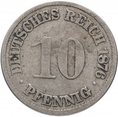 купить Германия 10 пфеннигов (pfennig) 1876 A