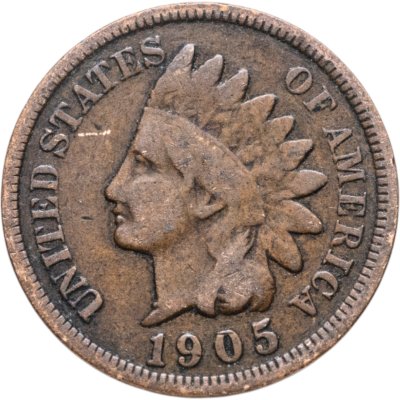 купить США 1 цент (cent) 1905 Indian Head Cent