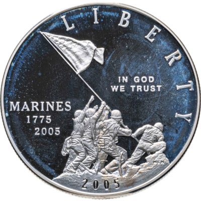 купить США 1 доллар (dollar) 2005 "230 лет Морской пехоте"
