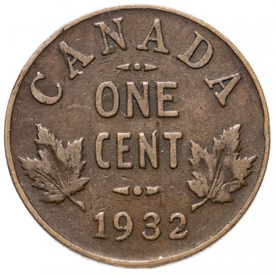купить Канада 1 цент (cent) 1932, Георг V