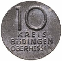 купить Германия (Бюдинген) нотгельд 10 пфеннигов (без обозначения года)