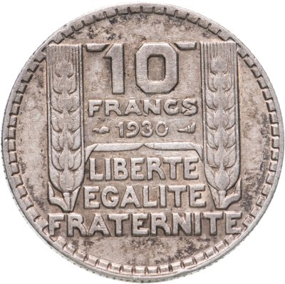 купить Франция 10 франков (francs) 1930