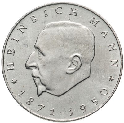 купить Германия (ГДР) 20 марок (mark) 1971 100 лет со дня рождения Генриха Манна