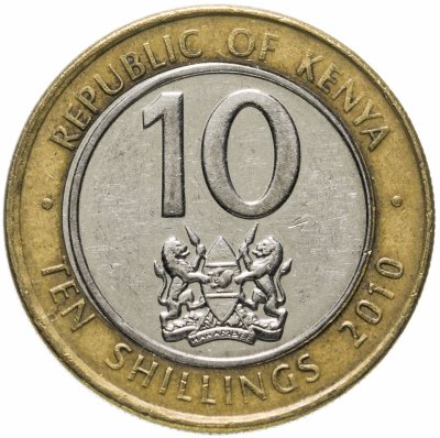купить Кения 10 шиллингов (shillings) 2010 магнетик