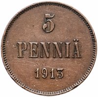 Купить 5 пенни (pennia) 1913