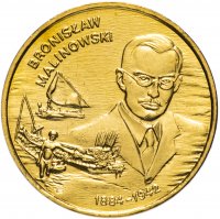 купить Польша 2 злотых 2002 "Бронислав Малиновский (Bronisław Malinowski)"