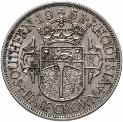 купить Южная Родезия 1/2 кроны (crown) 1951