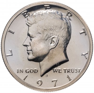купить США 50 центов (1/2 доллара, half dollar) 1971 S "Kennedy Half Dollar (Кеннеди)"