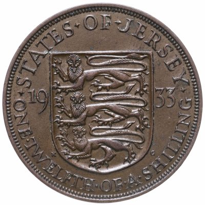 купить Джерси 1/12 шиллинга 1933