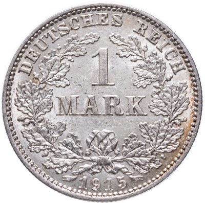 купить Германская империя 1 марка 1915 Знак монетного двора: "E" - Мульденхюттен