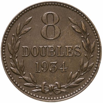 купить Гернси 8 дублей (doubles) 1934