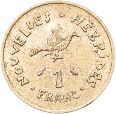 купить Новые Гебриды 1 франк (franc) 1970