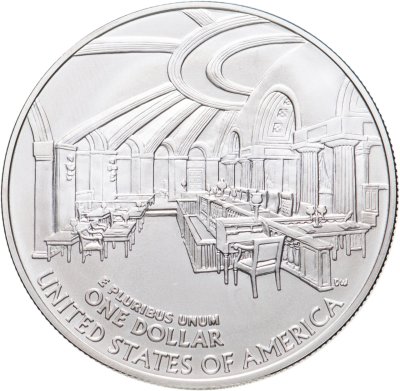 купить США 1 доллар (dollar) 2005 "170 лет со дня смерти Джона Маршалла"