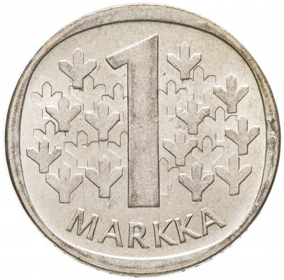 купить Финляндия 1 марка 1966