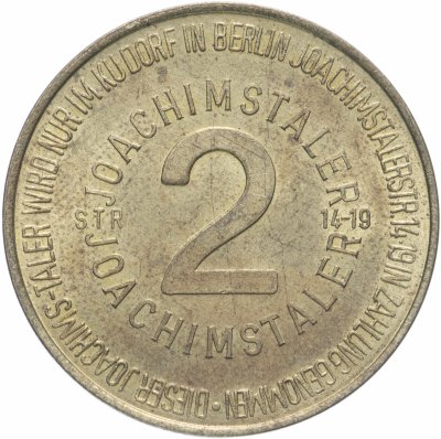 купить Германия (ФРГ), токен 2 талера 1975 "Ku'Dorf"