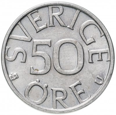 купить Швеция 50 эре (ore) 1980